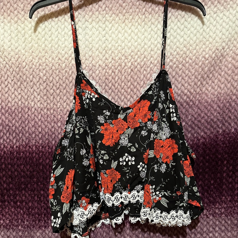 Floral crop top